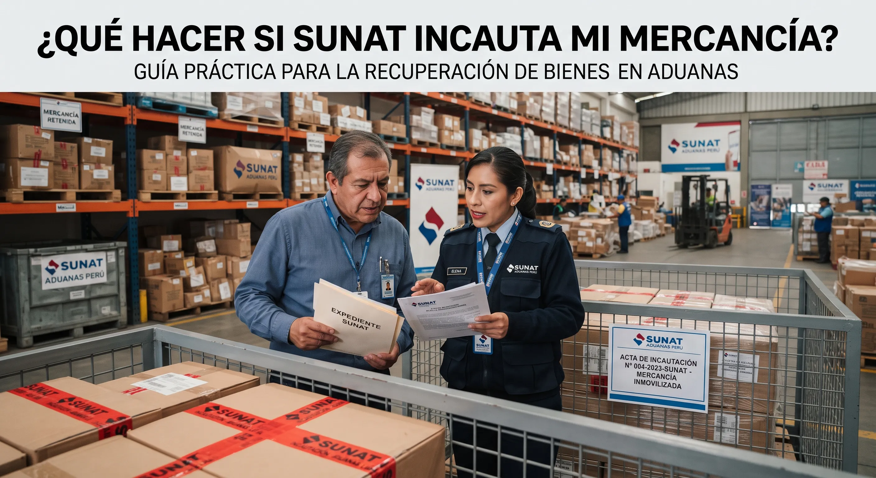 ¿Qué hacer si SUNAT incauta mi mercancía?